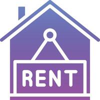 Rent House Vector Icon