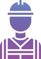 Construction Worker Vector Icon