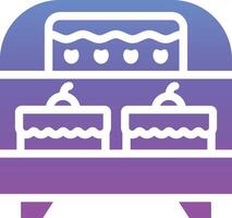 Cakes Showcase Vector Icon