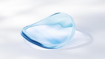 abstrato brilhante vidro geometria fundo, 3d Renderização. video