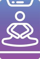 Meditation Vector Icon