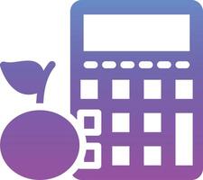 Calorie Calculator Vector Icon