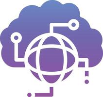 Cloud Network Vector Icon