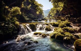 Enchanting Waterfall Oasis photo
