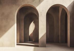 AI generated lightroom arches wall art arches wall photo