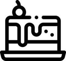 this icon or logo dessert icon or other where it explaints the something either food or drink that is eaten after a heavy meal or design application software or other and be used for web vector