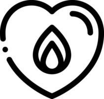 this icon or logo hearts icon or other where it explains the symbols or elements about feelings or forms of love etc and be used for web,  application and logo design vector