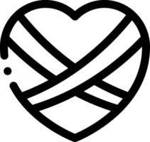 esta icono o logo corazones icono o otro dónde eso explica el símbolos o elementos acerca de sentimientos o formas de amor etc y ser usado para web, solicitud y logo diseño vector