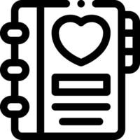 esta icono o logo corazones icono o otro dónde eso explica el símbolos o elementos acerca de sentimientos o formas de amor etc y ser usado para web, solicitud y logo diseño vector