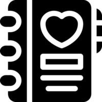 esta icono o logo corazones icono o otro dónde eso explica el símbolos o elementos acerca de sentimientos o formas de amor etc y ser usado para web, solicitud y logo diseño vector