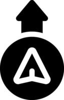 this icon or logo navigation icon or other where it explaints the symbols in the form of instructions that direct the user to a goal and others or design application software or other vector