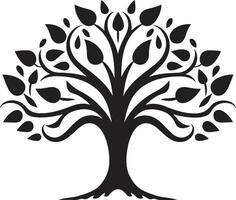 Natures Sentinel Iconic Tree Illustration Sylvan Splendor Tree Iconic Image vector