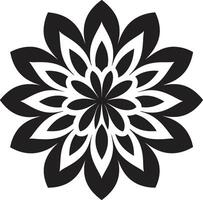 minimalista floral vector emblemático detalle botánico peinado monocromo icónico emblema