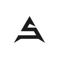 Initial letter sa logo or as logo vector design template