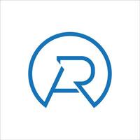 Initial letter ra logo or ar logo vector design templates