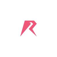 R or RR logo and icon design vector