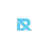 R or RR logo and icon design vector