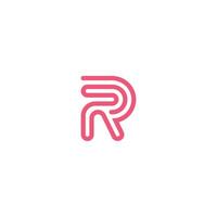 r o rr logo y icono diseño vector