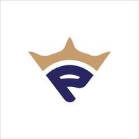 Initial letter wp or pw logo vector design template