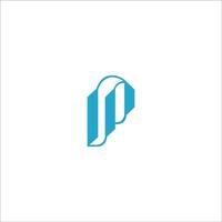 Initial letter pp logo or p logo vector design template