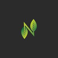 norte logo o nn logo y icono diseño vector