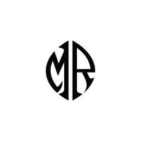 Initial letter mr  logo or rm logo vector design template