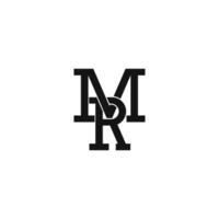 Initial letter mr  logo or rm logo vector design template