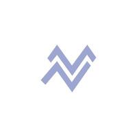 inicial letra Minnesota o Nuevo Méjico logo vector diseño modelo