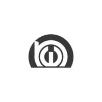 Alphabet Initials logo NW, WN, N and W vector