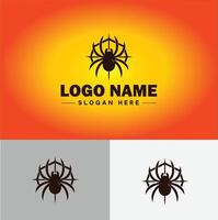 araña logo vector Arte icono gráficos para empresa marca negocio icono araña logo modelo