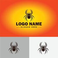 Spider logo vector art icon graphics for company brand business icon Spider Logo template