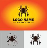 Spider logo vector art icon graphics for company brand business icon Spider Logo template