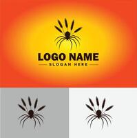 Spider logo vector art icon graphics for company brand business icon Spider Logo template