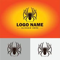 araña logo vector Arte icono gráficos para empresa marca negocio icono araña logo modelo