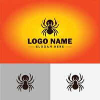 Spider logo vector art icon graphics for company brand business icon Spider Logo template