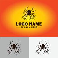 Spider logo vector art icon graphics for company brand business icon Spider Logo template