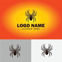 araña logo vector Arte icono gráficos para empresa marca negocio icono araña logo modelo