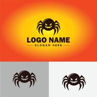 araña logo vector Arte icono gráficos para empresa marca negocio icono araña logo modelo