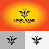 wasp logo vector art icon graphics for company brand business icon wasp Logo template