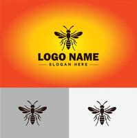 wasp logo vector art icon graphics for company brand business icon wasp Logo template