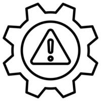 Crisis Management icon line vector illustration