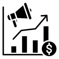 Stock Market Debut icon line vector illustration