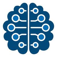 Machine Learning Model icon line vector illustration