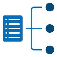 Classification icon line vector illustration