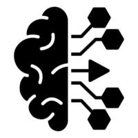 Predictive Insights icon line vector illustration