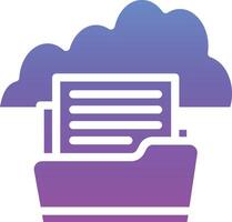 Cloud File Vector Icon Vector Icon