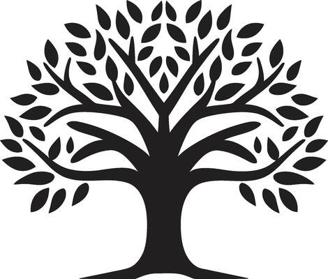 Arbor Emblem Tree Icon Symbol Benevolent Boughs Tree Logo Design