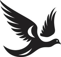 HarmonyFlightMaster Precision Vectorized Dove Design PeacefulSoar Sleek Vector Dove Emblem