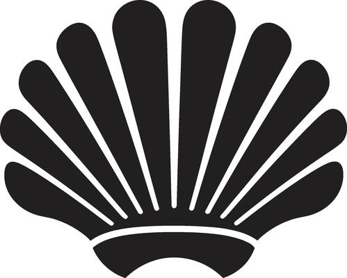 Shellfish Serenade Iconic Emblem Design Seafloor Gems Logo Vector Icon