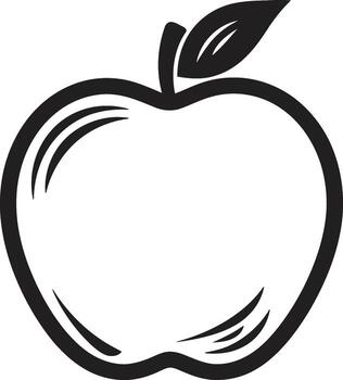 manzanaartistry hecho a mano vector logo encanto núcleo carmesí precisión vector manzana símbolo